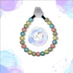Slip on dog collar made from 20mm gumball shaped acrylic beads