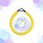 Slip on dog collar made from 20mm gumball shaped acrylic beads