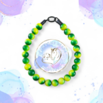 Slip on dog collar made from 20mm gumball shaped acrylic beads