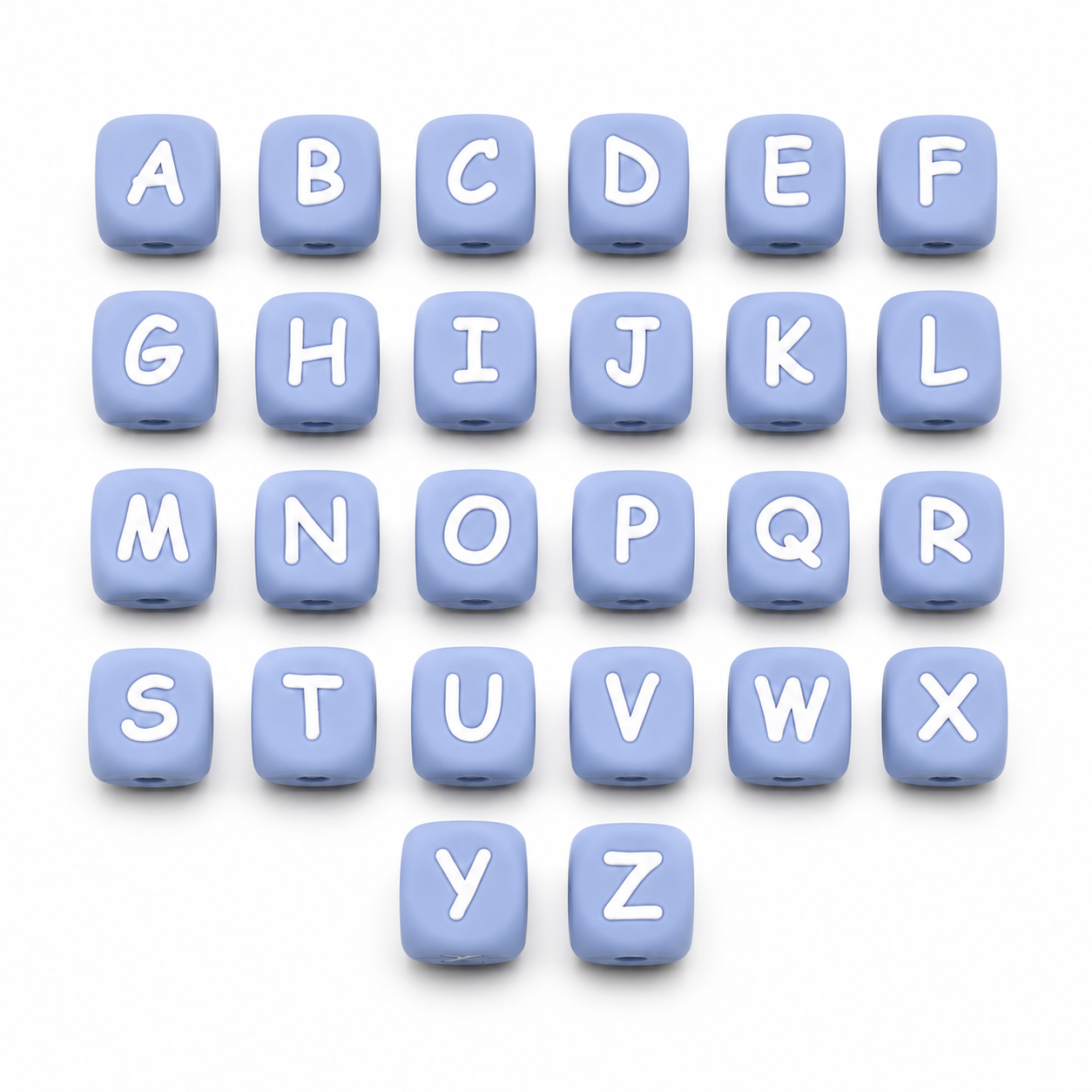 Add Name Personalisation to Beaded Dog Collar | Necklace | made with 12mm Square Silicone Beads - Image 4
