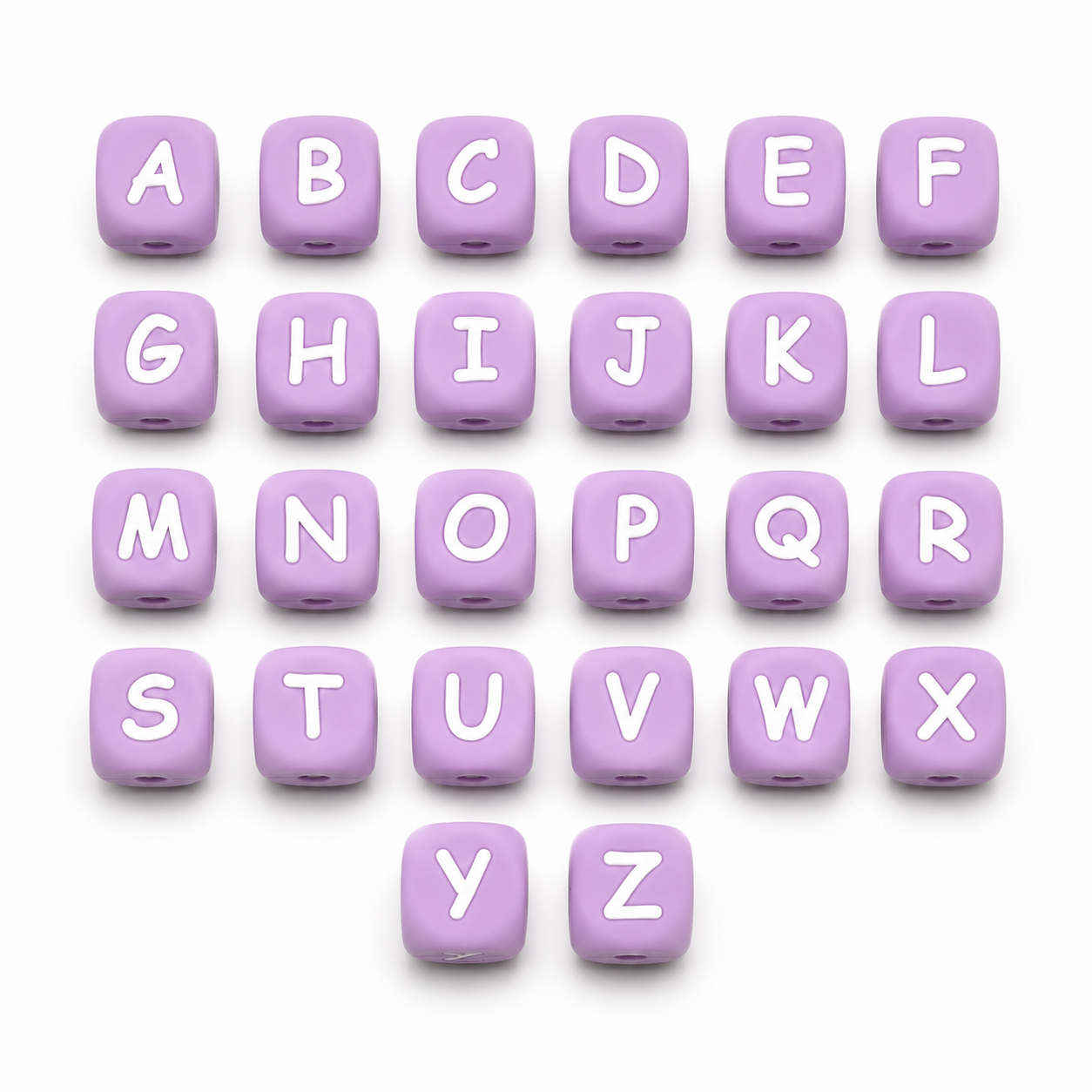 Add Name Personalisation to Beaded Dog Collar | Necklace | made with 12mm Square Silicone Beads - Image 5