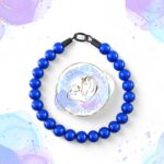 Slip on dog collar made from 20mm gumball shaped acrylic beads