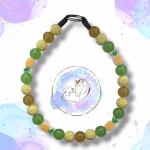Beaded dog collar from Pawsome Beads Boutique made from 20mm acylic beads featuring Pineapple fruit feature beads