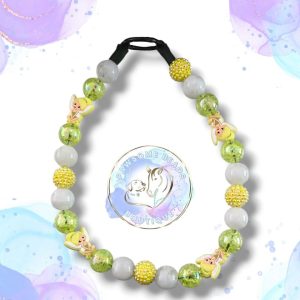 TInkerbell beaded dog collar from Pawsome Beads Boutique