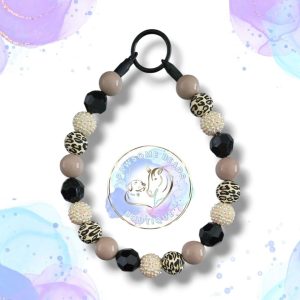 Wild at Heartstyle beaded dog collar from Pawsome Beads Boutique