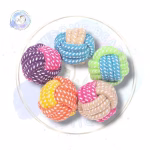 Rope Ball Dog Toy. Soft Chew Toy for Small & Medium Dogs.