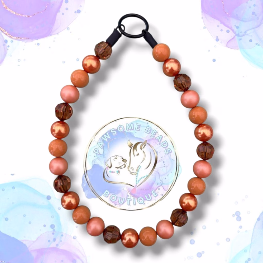 Pumpkin Pie Beaded Dog Collar | Necklace