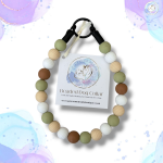 Small silicone beaded dog collar from Pawsome Beads Boutique