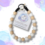 Small silicone beaded dog collar from Pawsome Beads Boutique