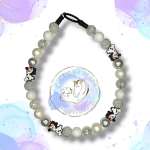 Christmas beaded dog collar from Pawsome Beads Boutique. Features Olaf beads