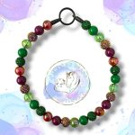 Christmas beaded dog collar from Pawsome Beads Boutique.