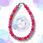 Valentine's beaded dog collar from Pawsome Beads Boutique
