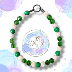 St.Patricks Day beaded dog collar from Pawsome Beads Boutique