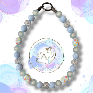 Easter beaded dog collar from Pawsome Beads Boutique