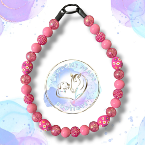 Easter beaded dog collar from Pawsome Beads Boutique