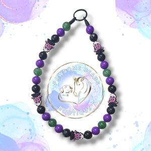 Ursula beaded dog collar from Pawsome Beads Boutique