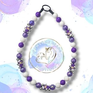 Boo Beaded Dog Collar | Necklace