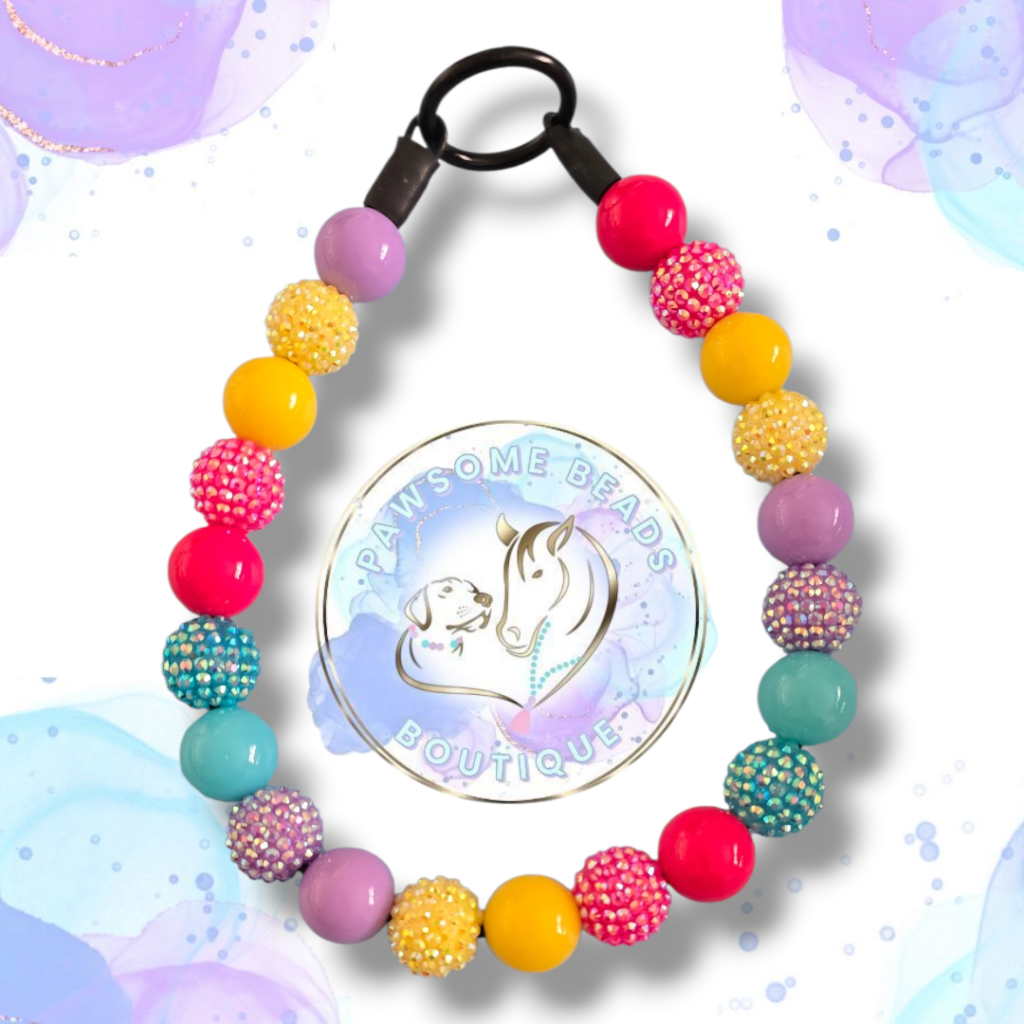 Beaded Dog collar from Pawsome Beads Boutique